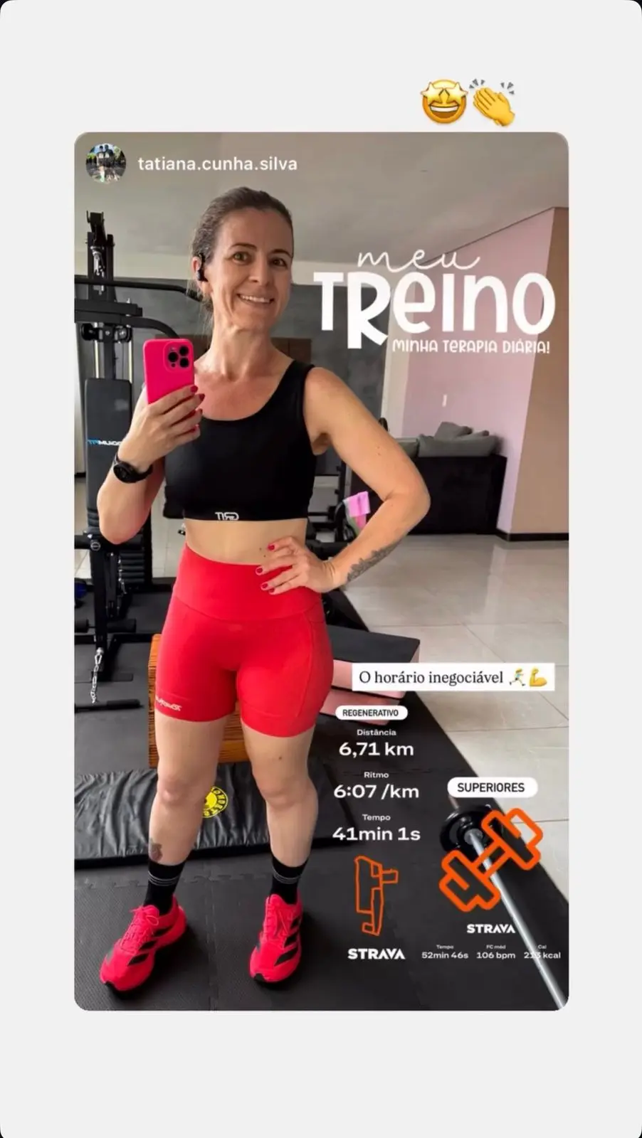 Corredora usando o app 3